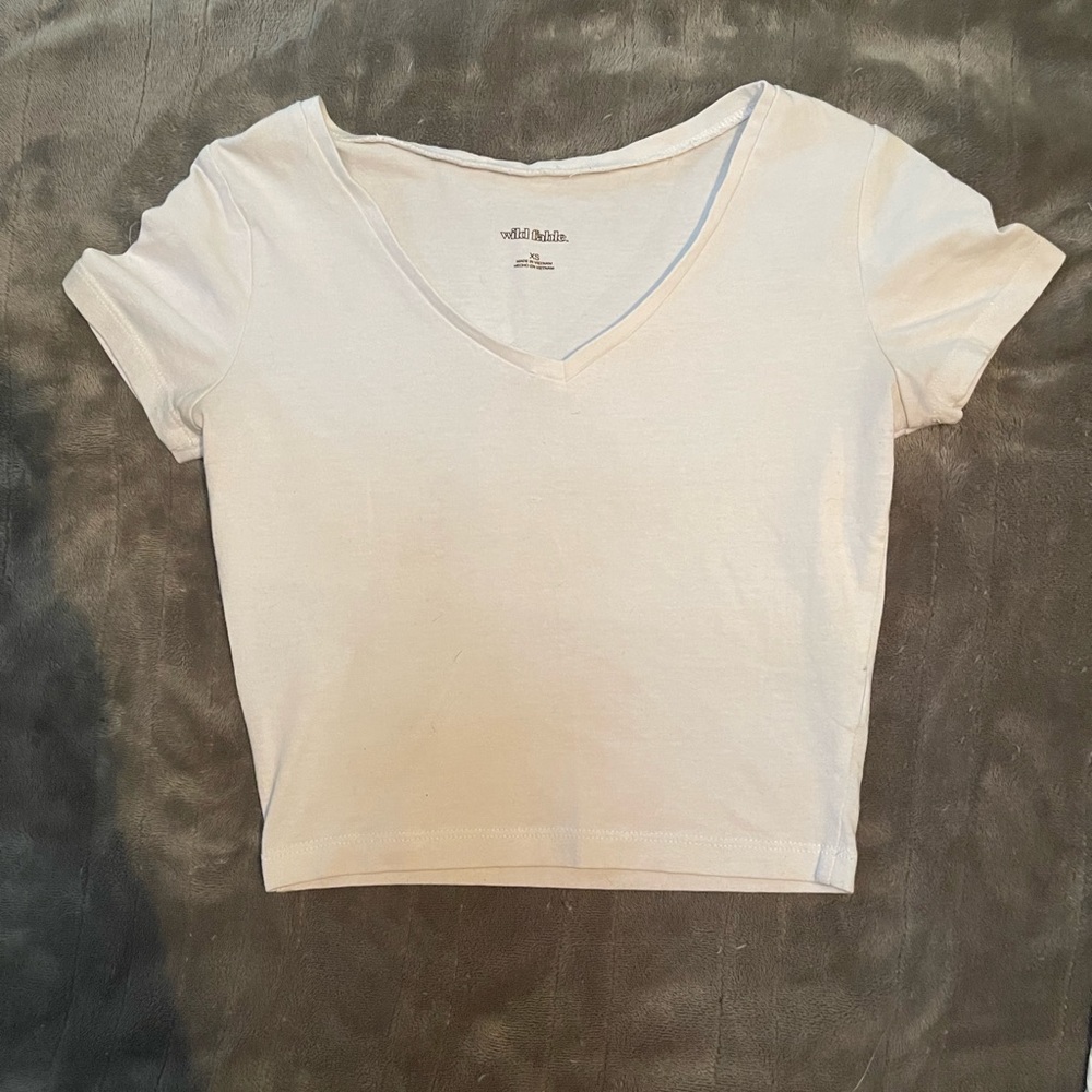 White crop top, target brand
